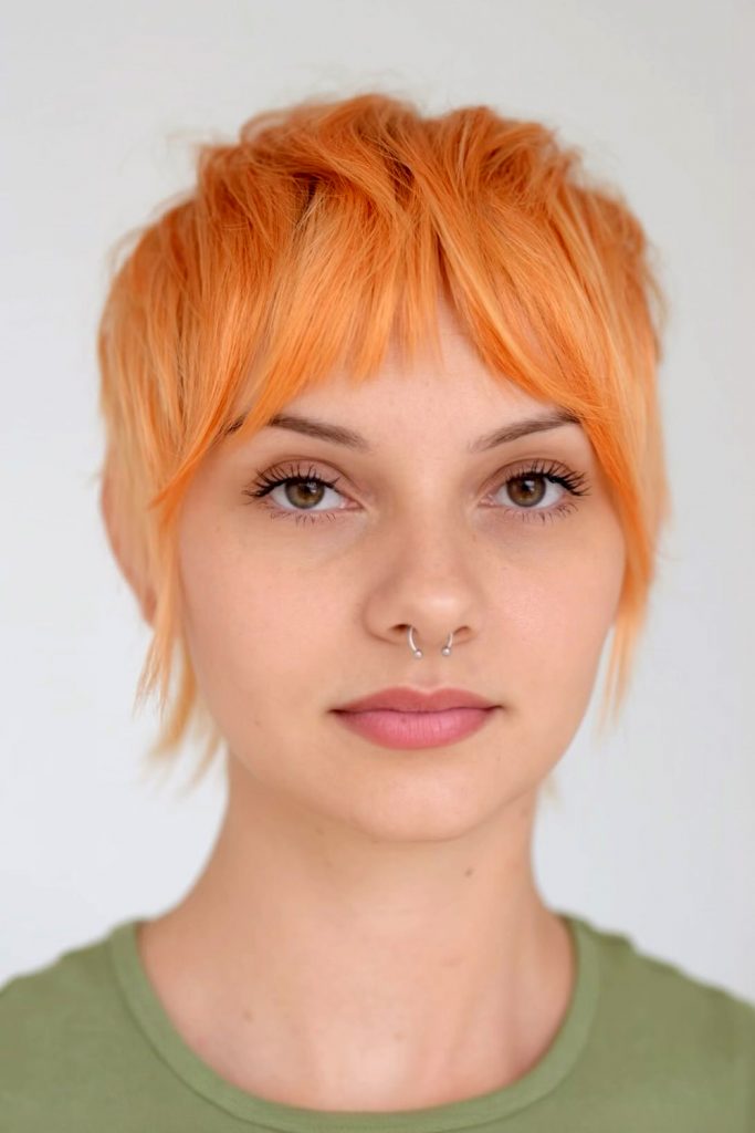Textured Peach Pixie