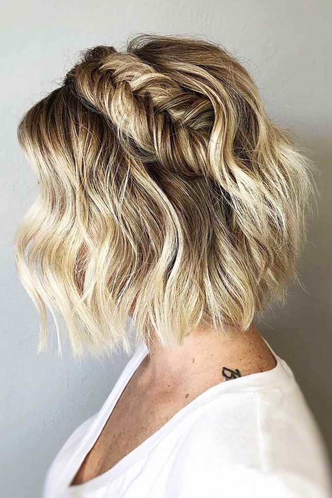 Headband Braid For Short Hairstyles 