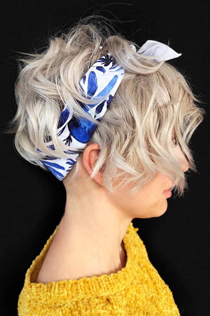 Quick Bandana Short Hairstyles 
