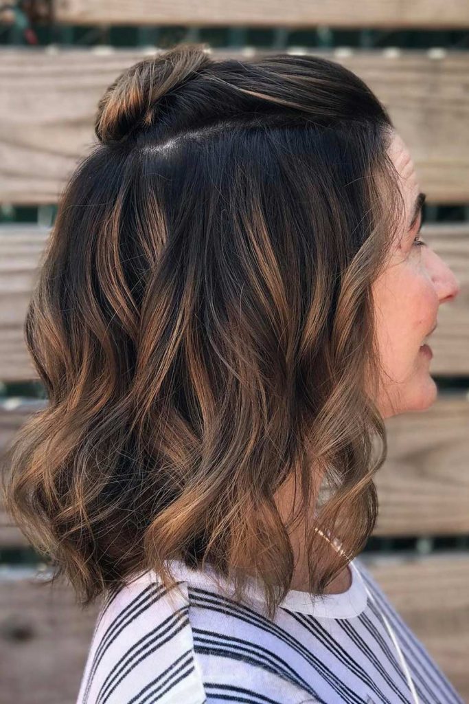 Easy Half-Up Knot