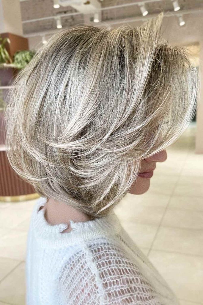 Long Feathered Layers #layeredbob #bobhaircut #layeredhair