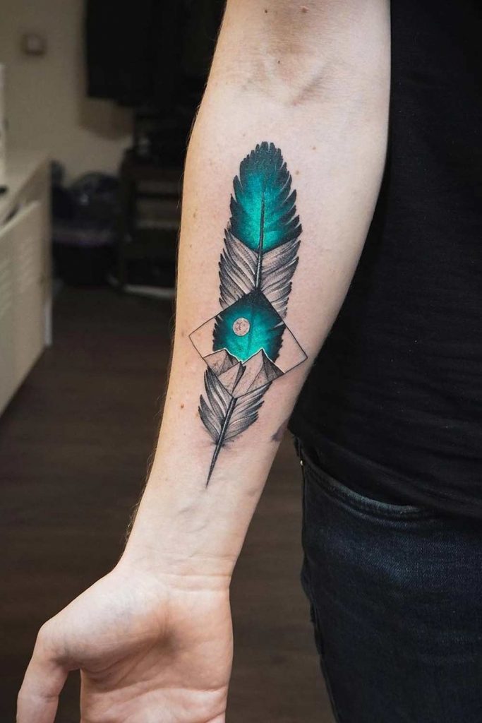Feather Tattoo Design