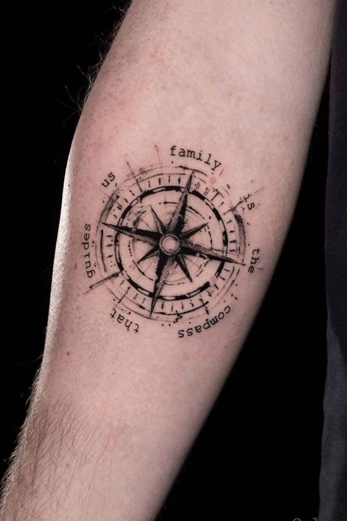 Compass Tattoos for Men