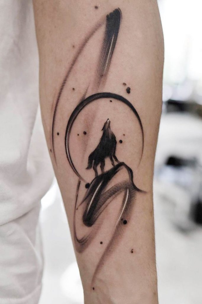 Black Wolf Tattoo