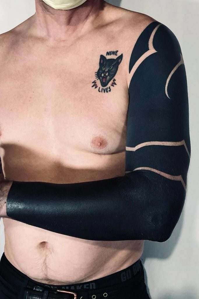 Blackout Tattoo for Men
