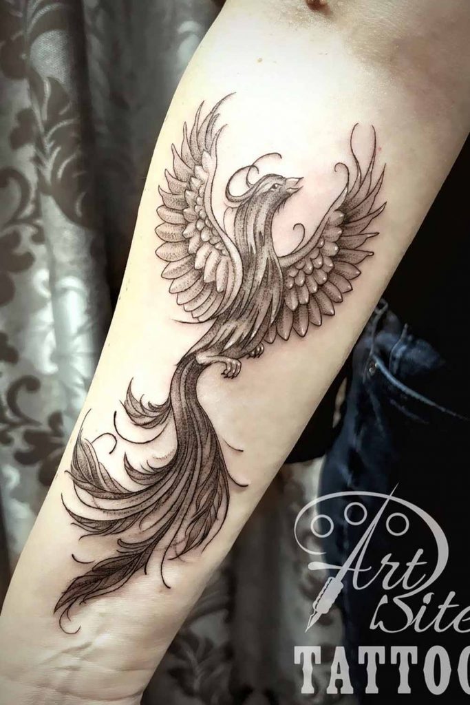 Phoenix Tattoo Design