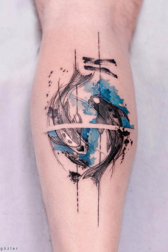 Koi Fish Tattoo for Men
