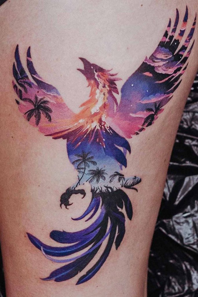 Phoenix Tattoo Design