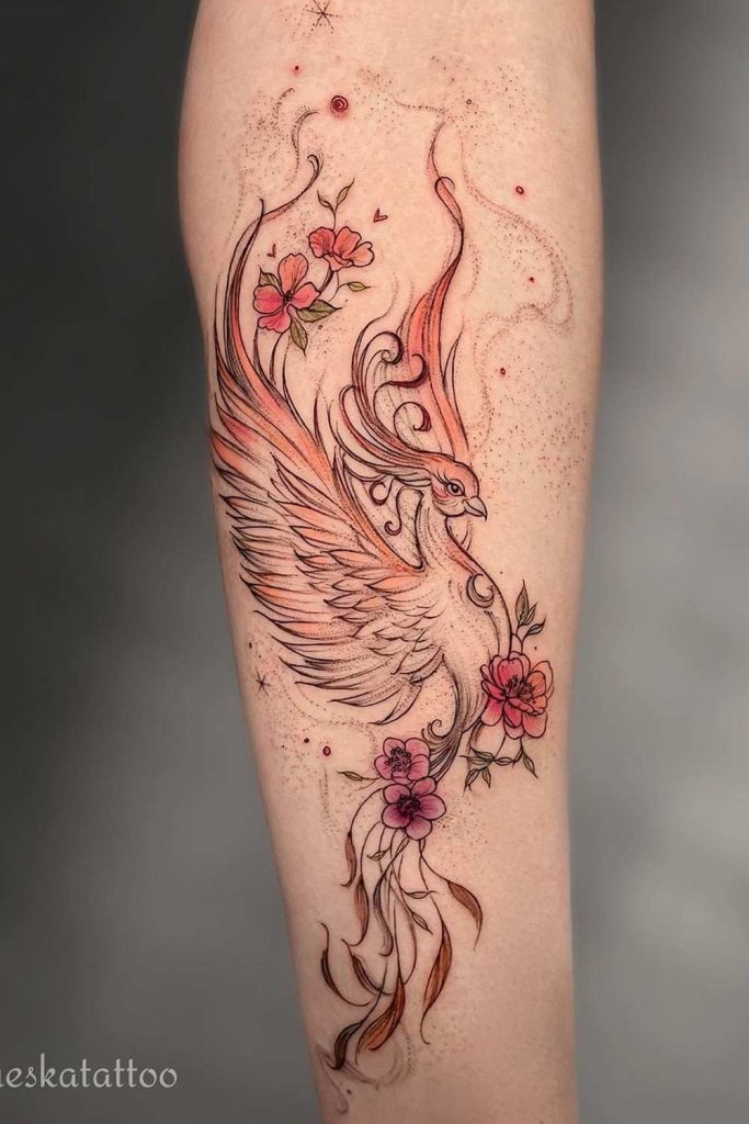 Watercolor Phoenix