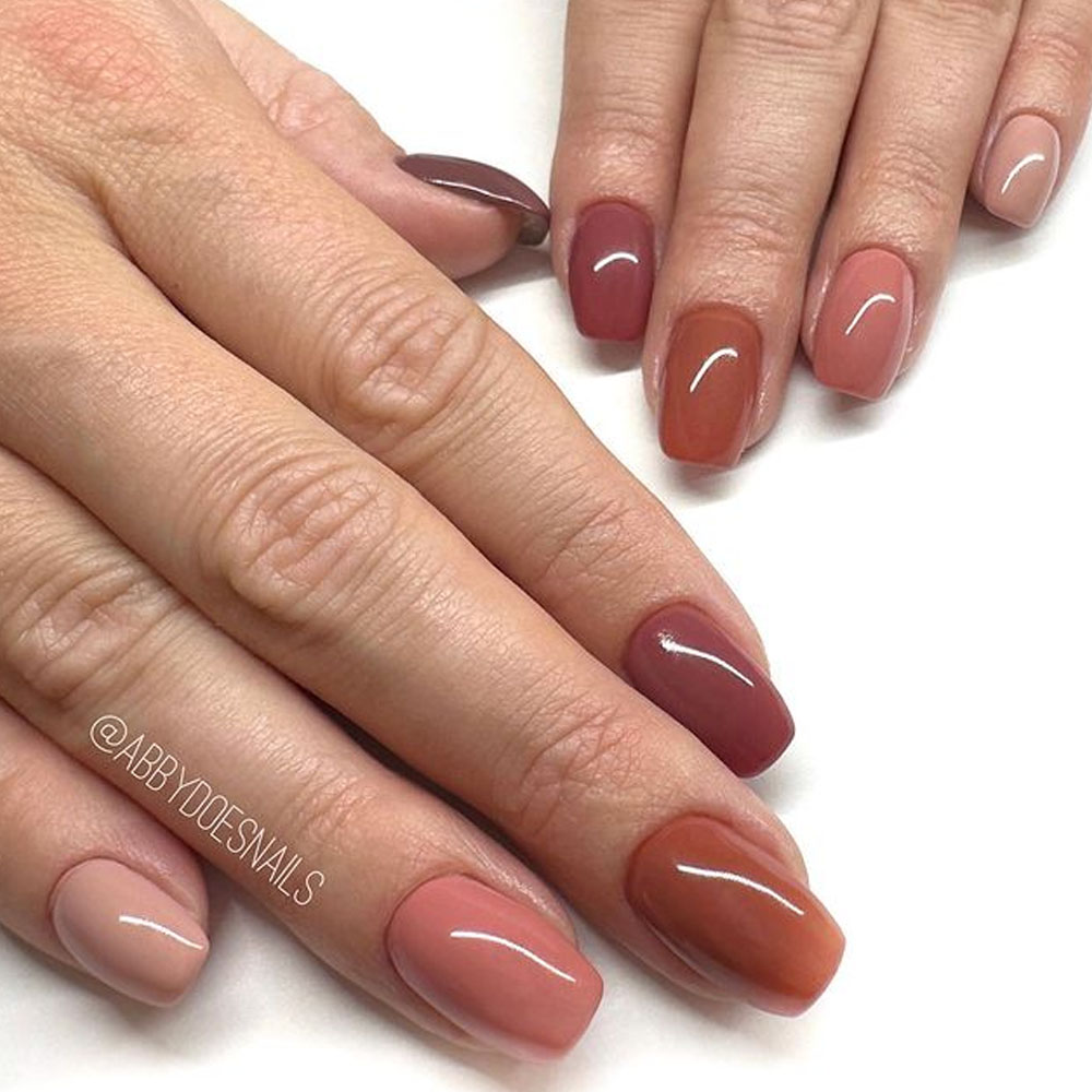 Autumnal Thanksgiving Nails Design