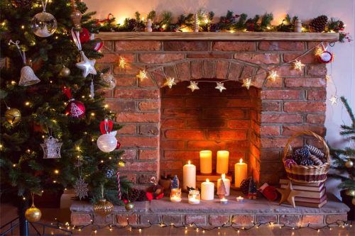Most Beautiful Christmas Fireplace Decorations