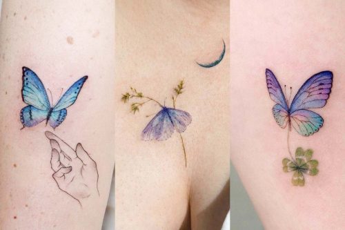 Beautiful Butterfly Tattoo Ideas to Decorate Your Body
