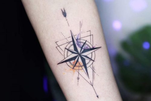 A Guide To Compass Tattoo With Cool Design Ideas