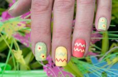 Pastel Rainbow Easter Nails