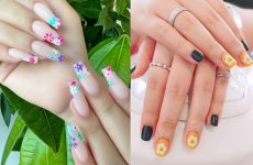 Pretty Flower Nail Designs To Copy
