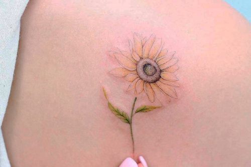 Get Yourself Inspired With Our Sunflower Tattoo Ideas
