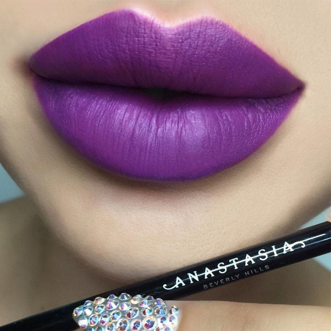 Metallic Purple Lipstick Shades