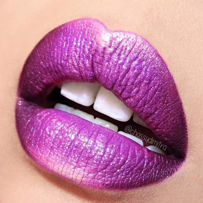 Metallic Purple Lipstick Shades