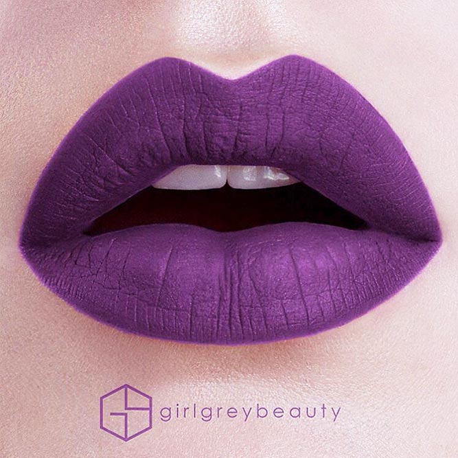Matte Purple Lipstick Shades