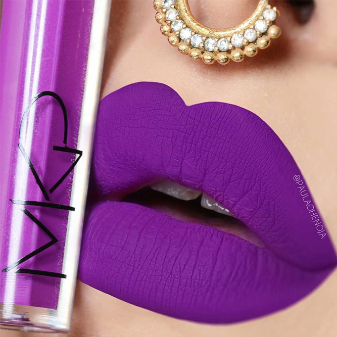 Matte Purple Lipstick Shades