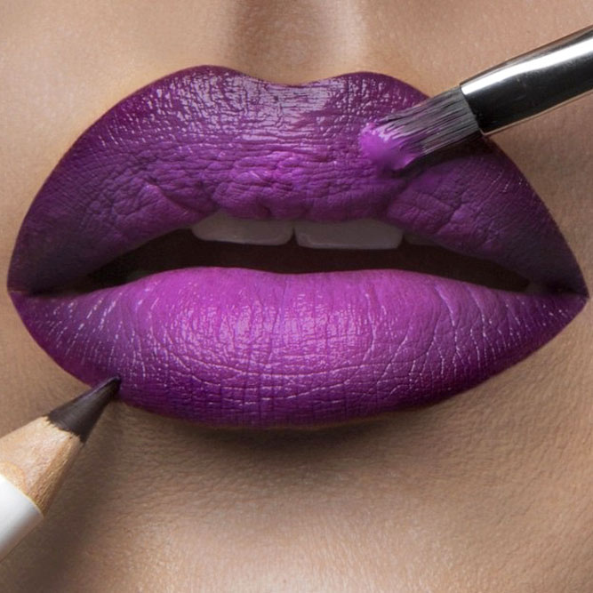 Metallic Purple Lipstick Shades