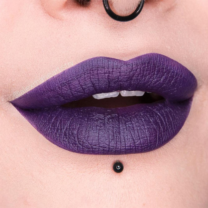 Metallic Purple Lipstick Shades