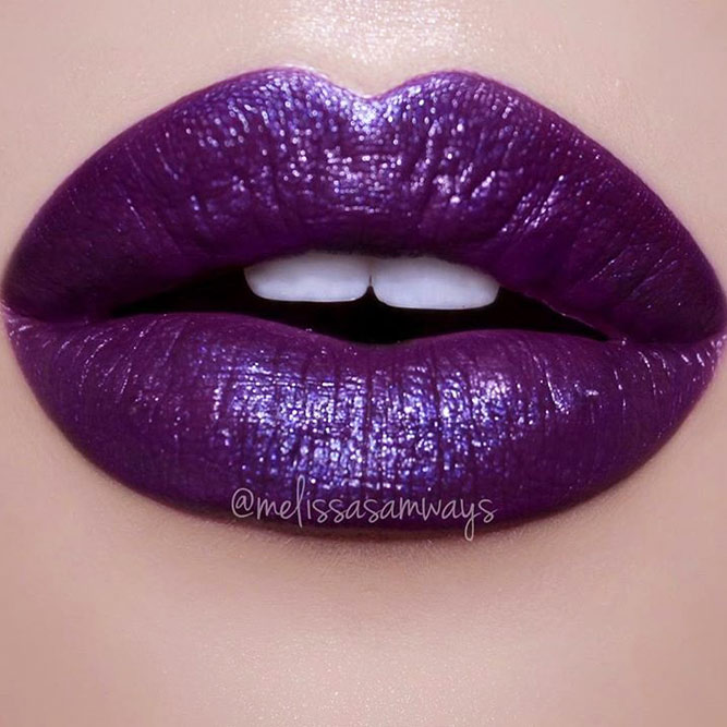 Metallic Purple Lipstick Shades