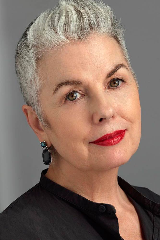80+Trendy, Short Haircuts For Women Over 50