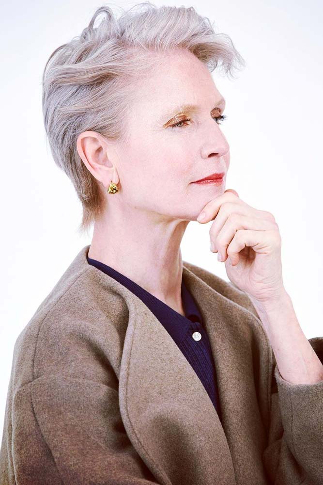 80+Trendy, Short Haircuts For Women Over 50