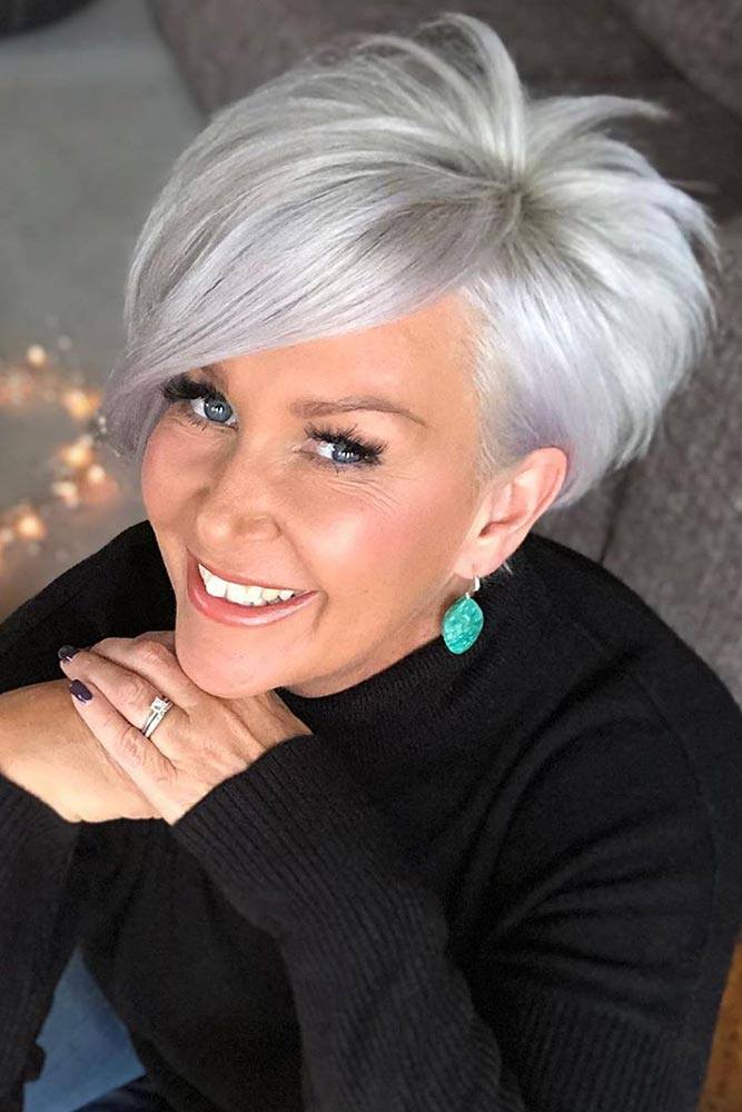 80+Trendy, Short Haircuts For Women Over 50