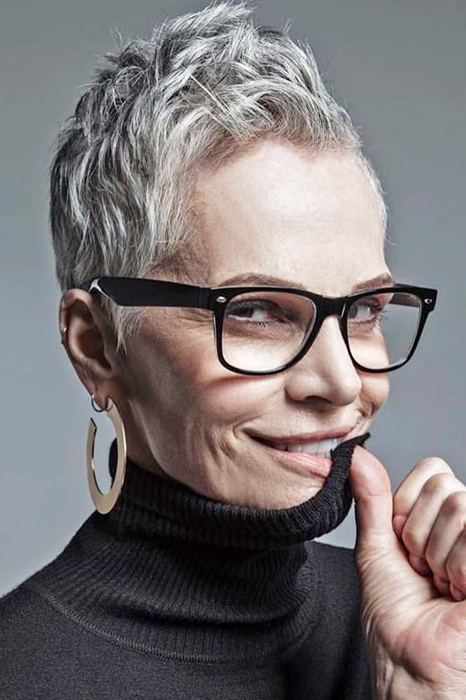 80+Trendy, Short Haircuts For Women Over 50