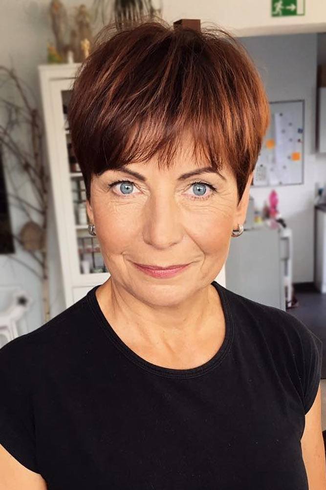 80+Trendy, Short Haircuts For Women Over 50