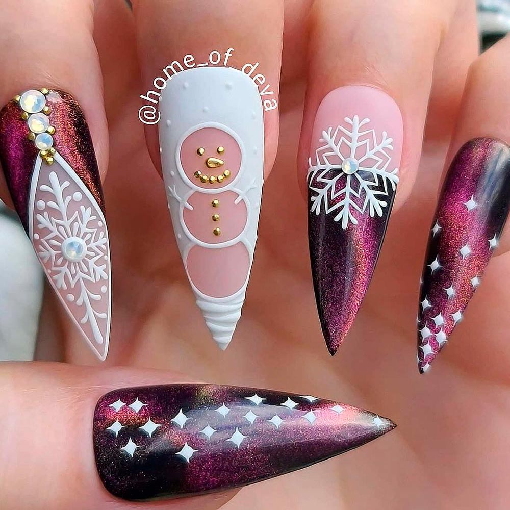 Glitter Ombre Nail Art