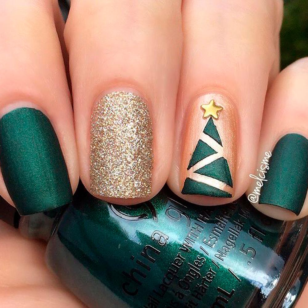 Christmas Tree Nail Designs