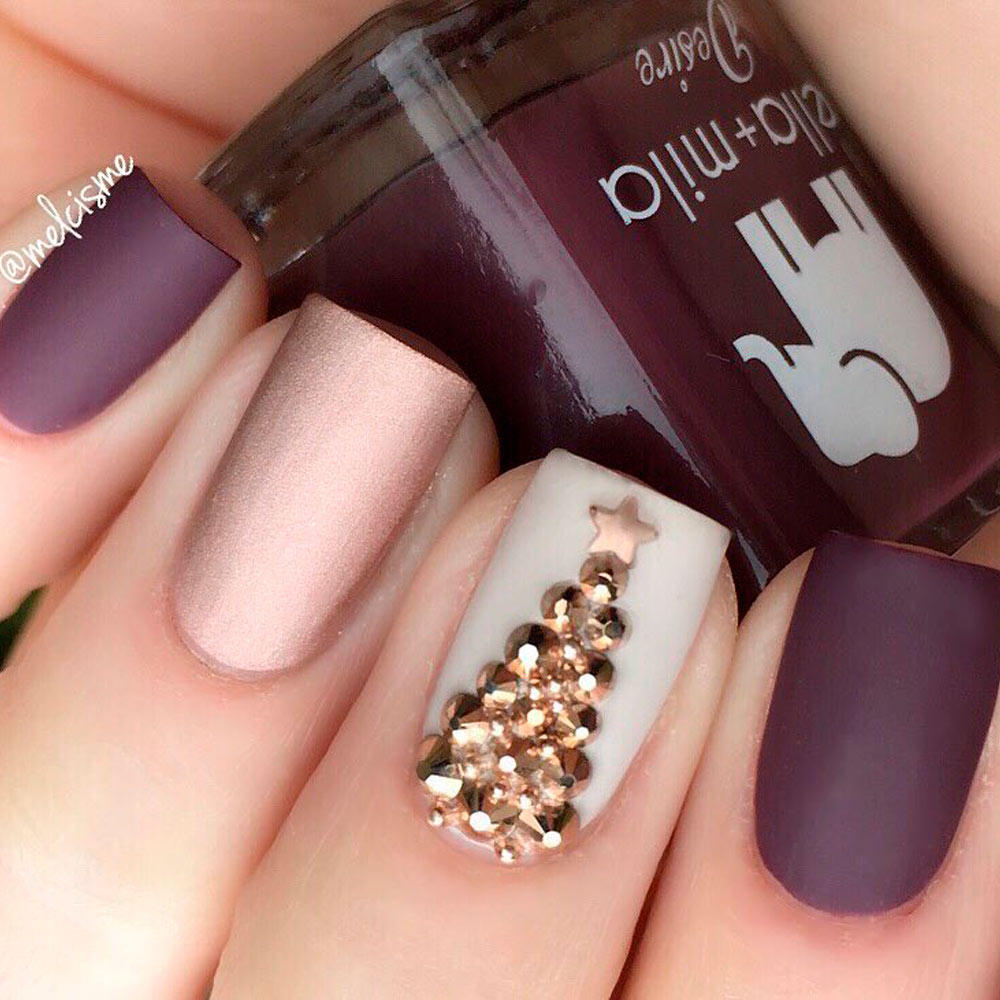Christmas Tree Nail Designs