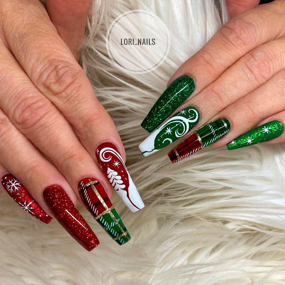 Christmas Patterns For Winter Mani