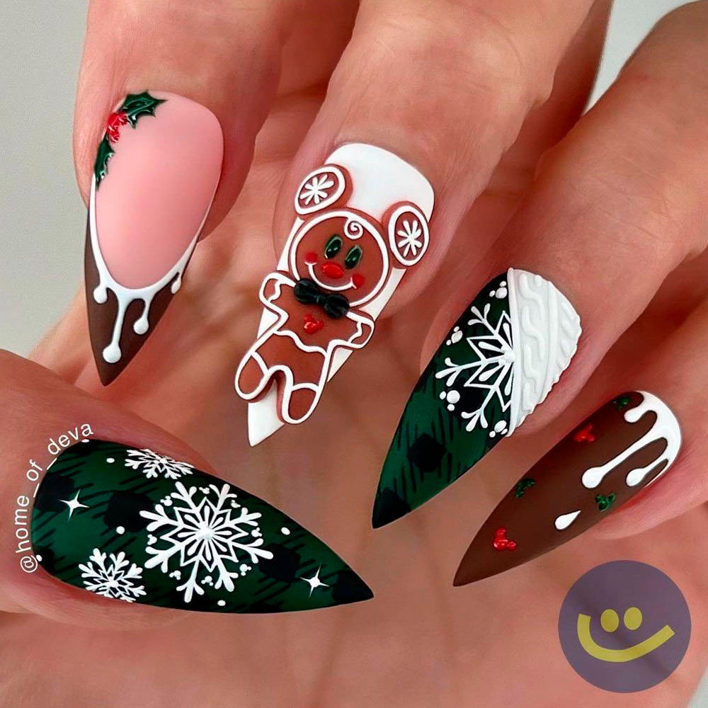 Christmas Patterns For Winter Mani