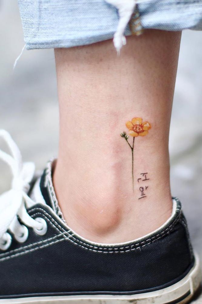 Small Flower Tattoo #flowertattoo #flower
