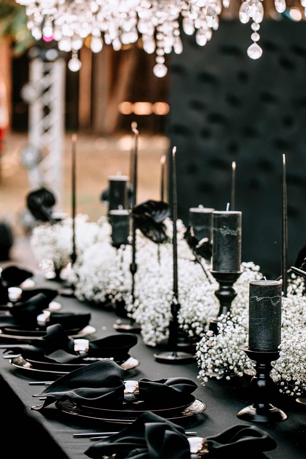 Black Wedding Elegance