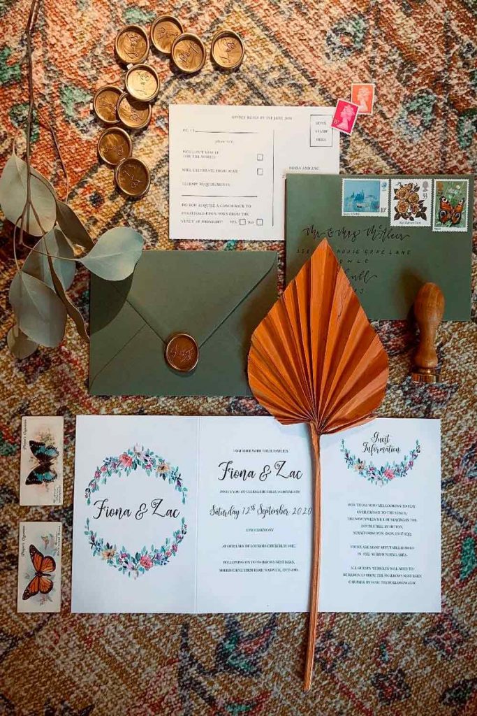 Fall Wedding Invitations