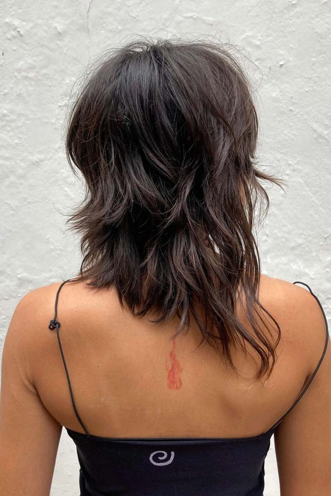Asymmetrical Wolf Cut