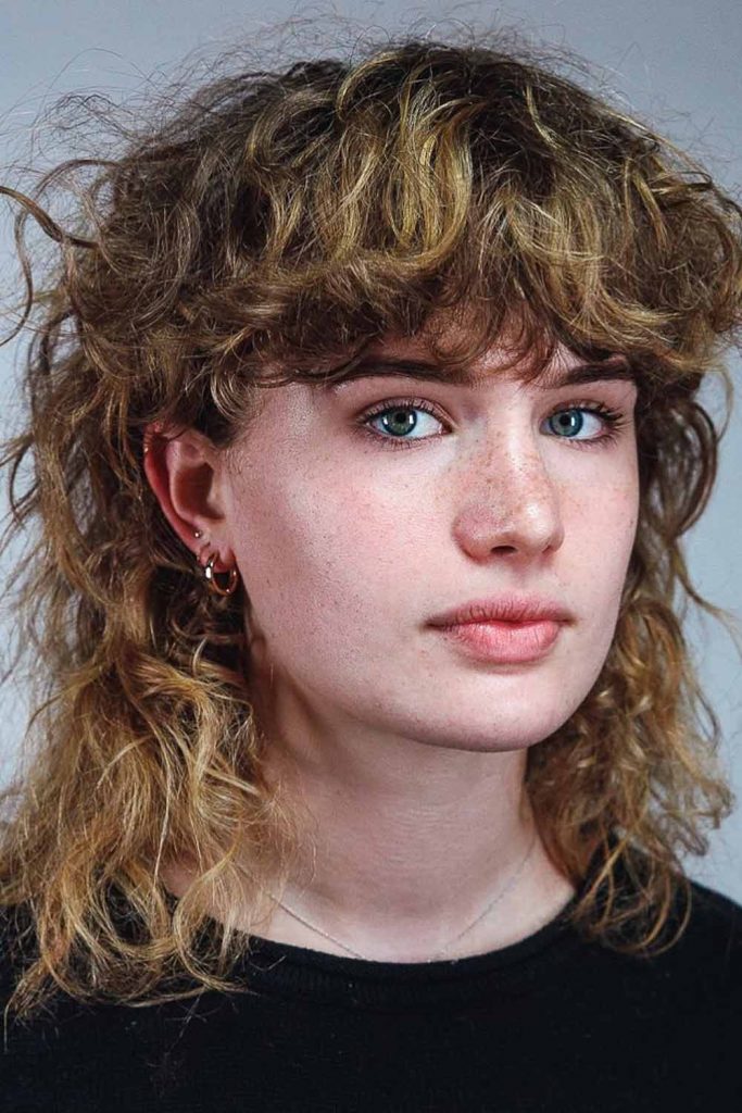 Wolf Cut for Curly Hair