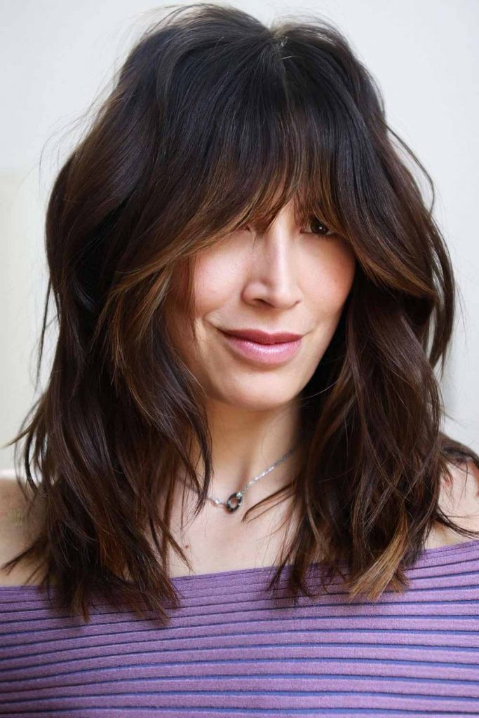 Face Framing Shaggy Wolf Hair #wolfcuthairstyles #wolfcuthair #wolfcut